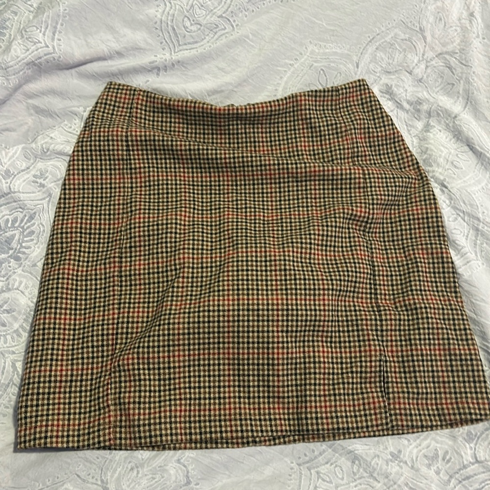 🩷john galt/brandy melville houndstooth skirt